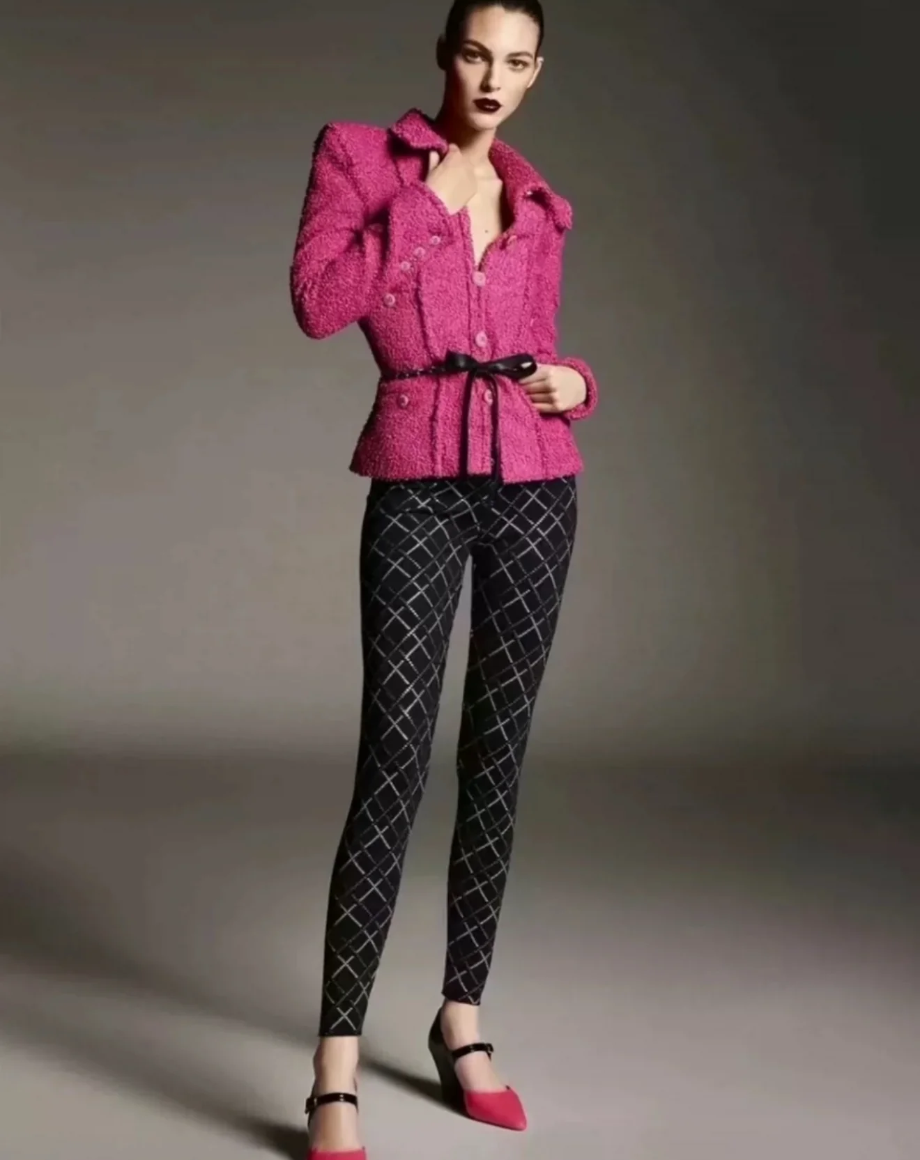 Chanel 20C Glittered Jersey Leggings - Image 6
