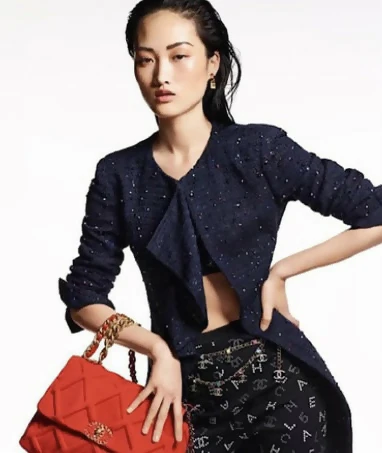 Chanel 20C Runway Black CC Logo Pants Leggings FR 42 - Image 6