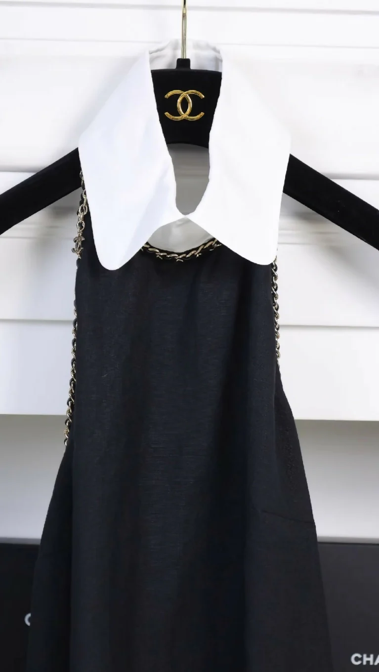 Chanel 20C Black long Dress - Image 3
