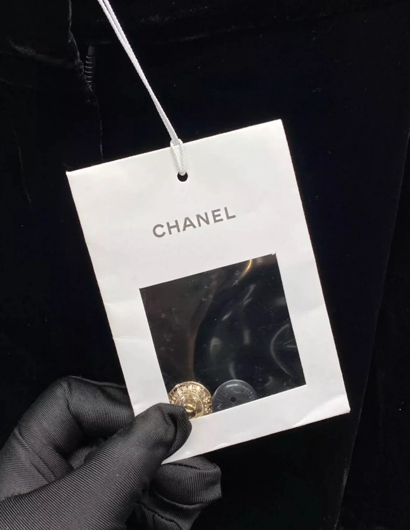 Chanel 20k Black Velvet Pants - Image 4