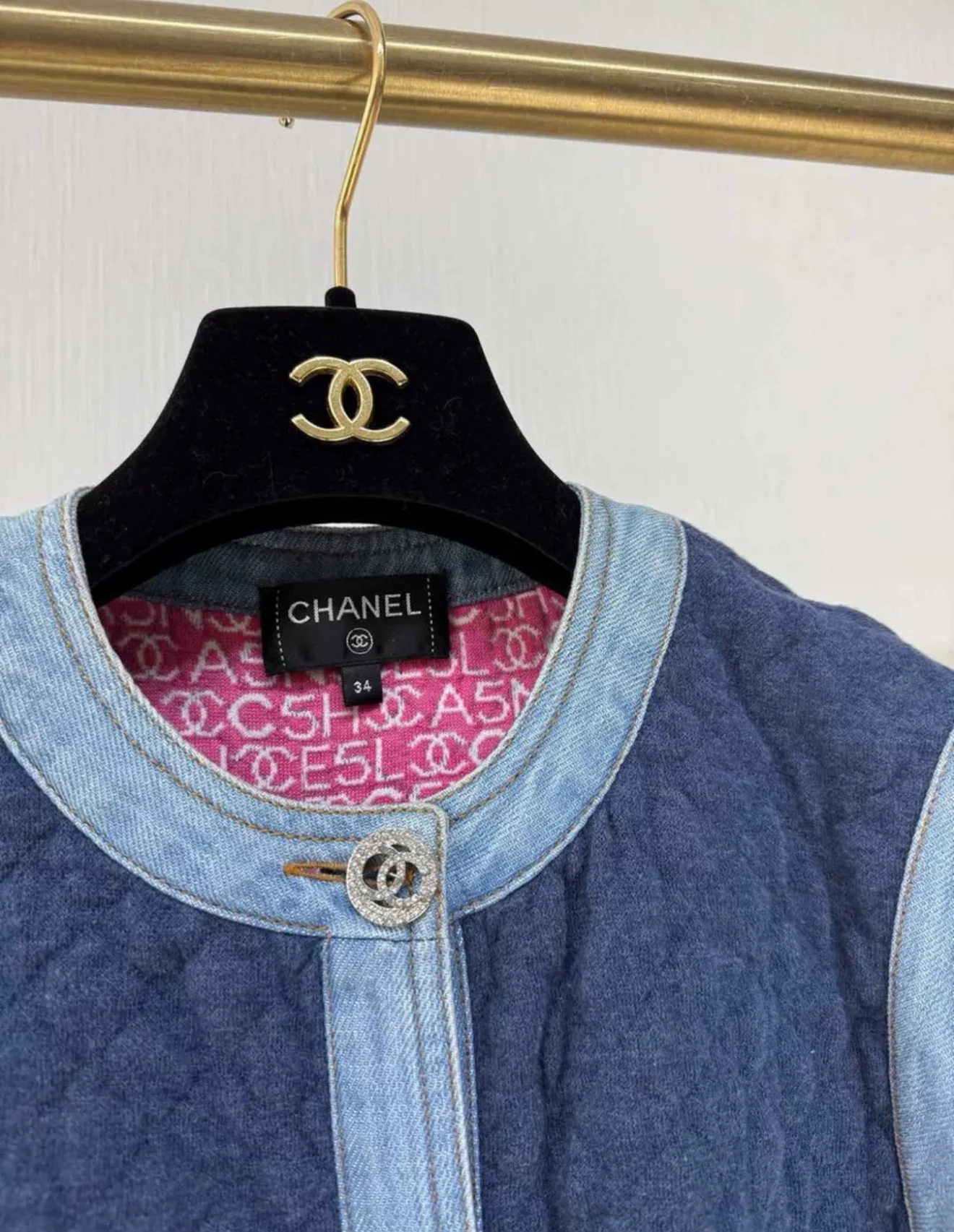 Chanel 20P Denim Jacket - Image 2