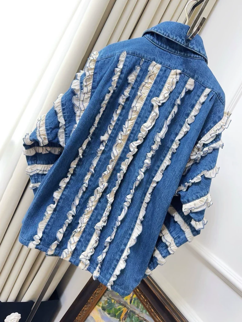 Chanel 20S blue denim jacket - Image 2