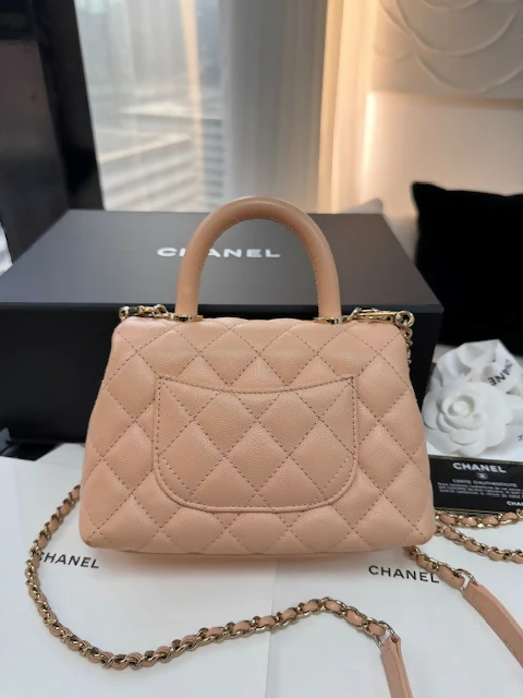 Chanel (21) Coco Handle Mini Flag Bag - Image 2