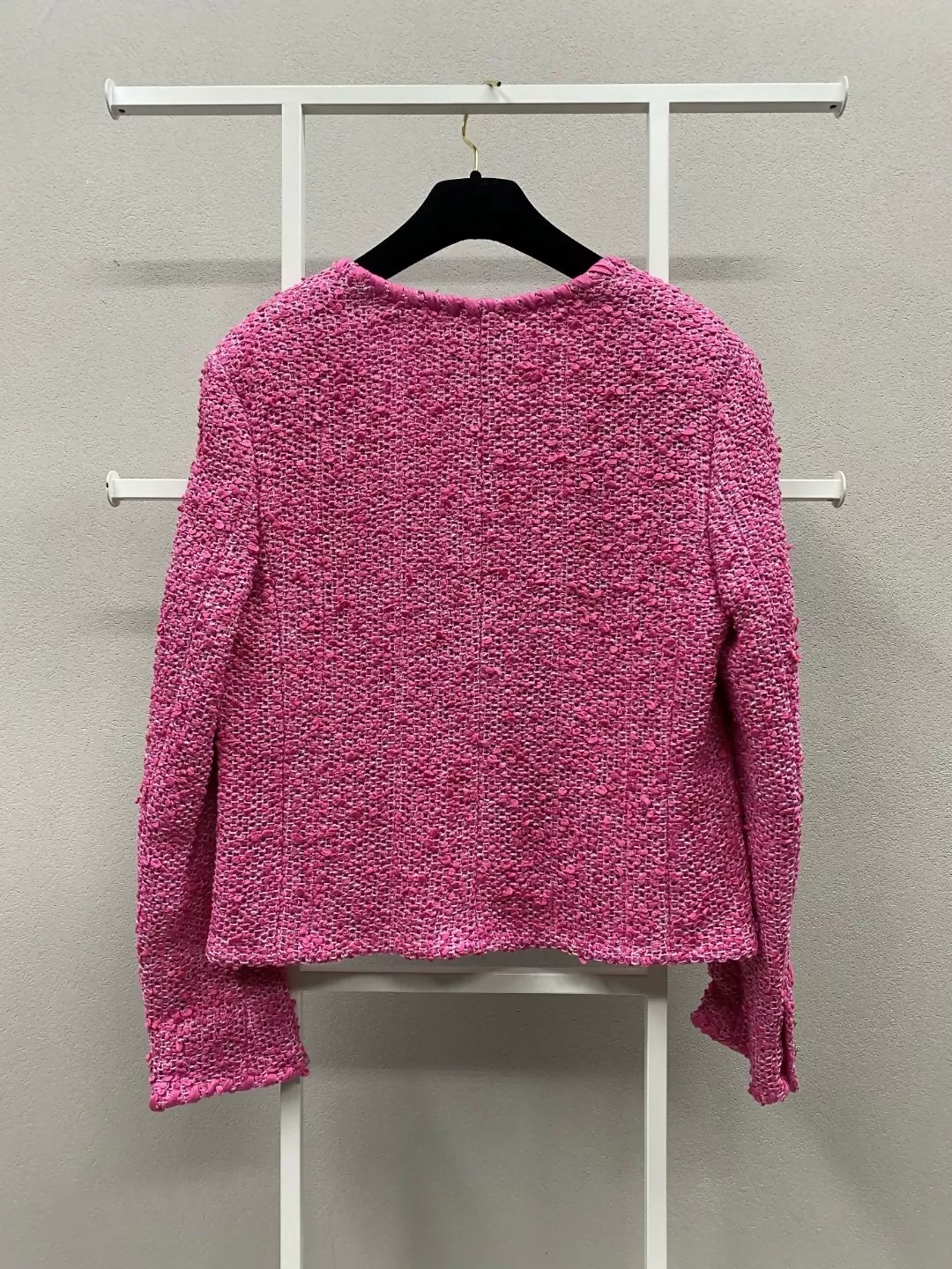 Chanel 21 pink tweed jacket - Image 2