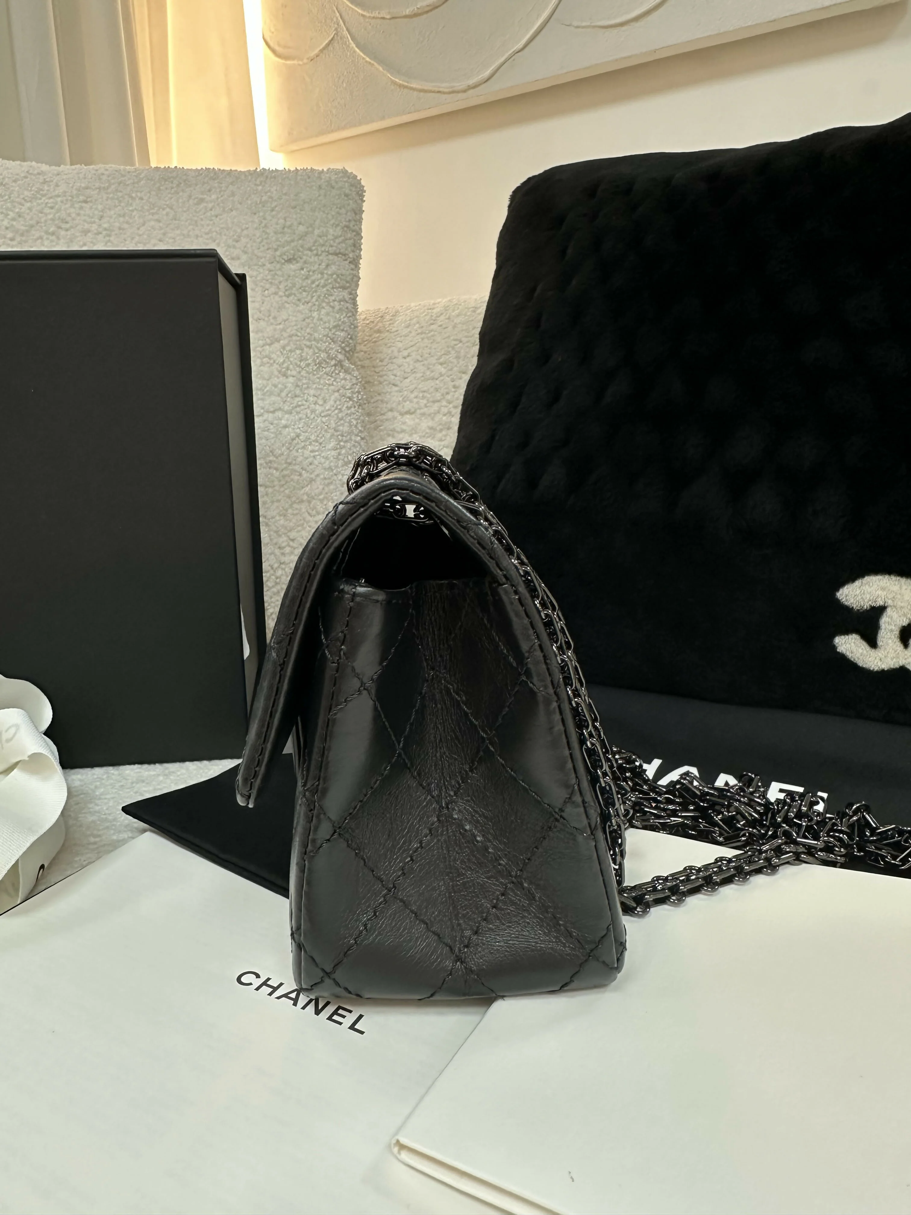 Chanel (21)2.55 Mini So Black Bag - Image 3