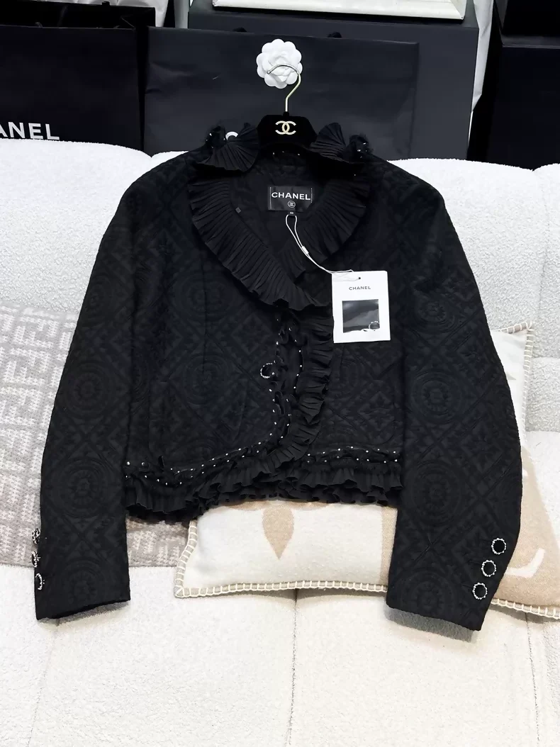 Chanel 21A black tweed jacket