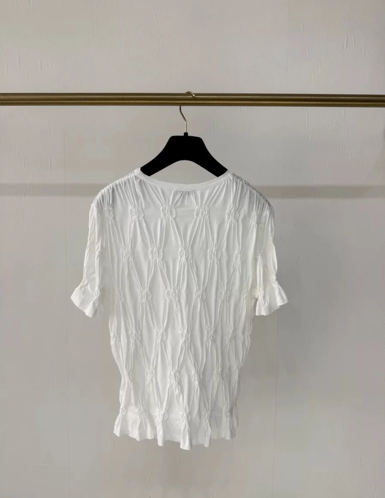 Chanel 21A Pleated White Top - Image 4