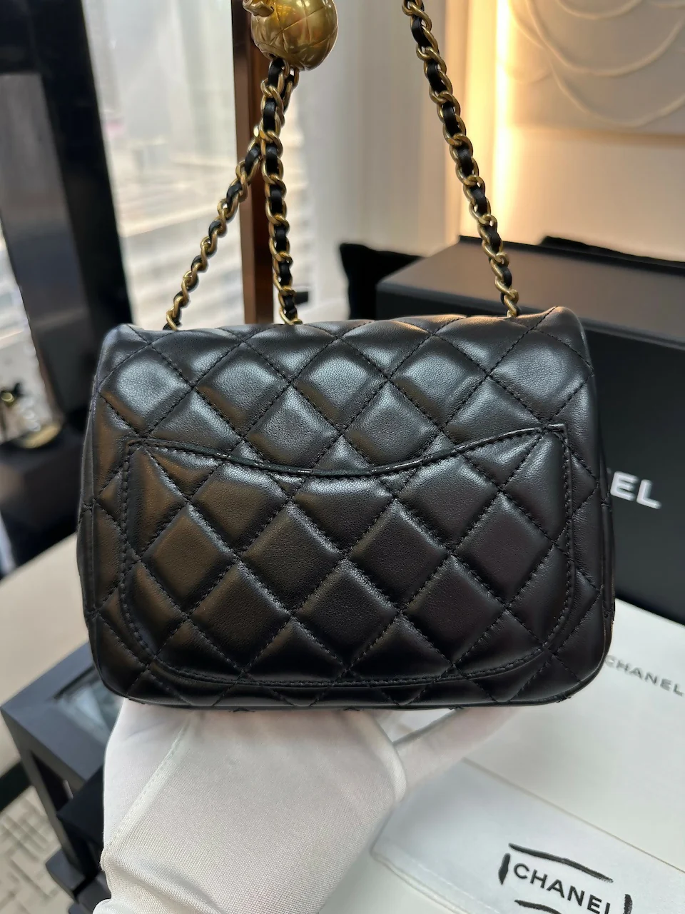 Chanel (21)Gold Ball Mini 17 - Image 2