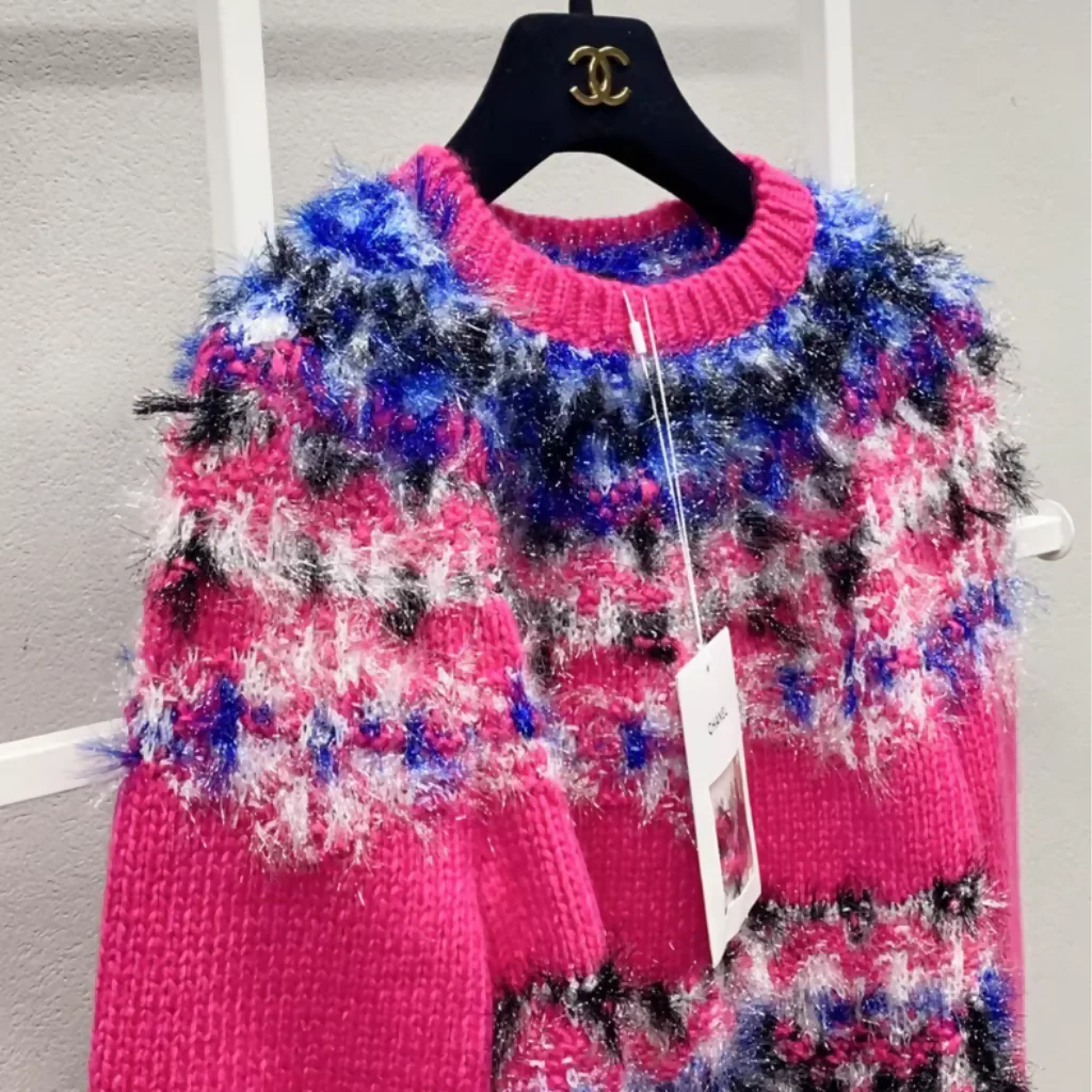 Chanel 21k pink knitted sweater - Image 3