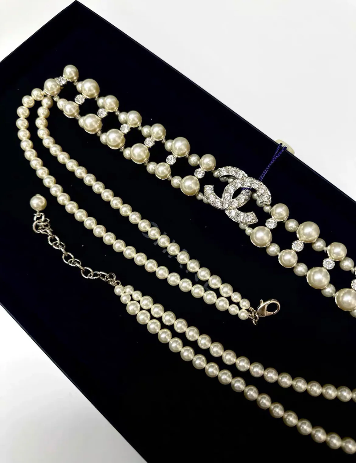 Chanel 21K double cc pearl waist chain - Image 5