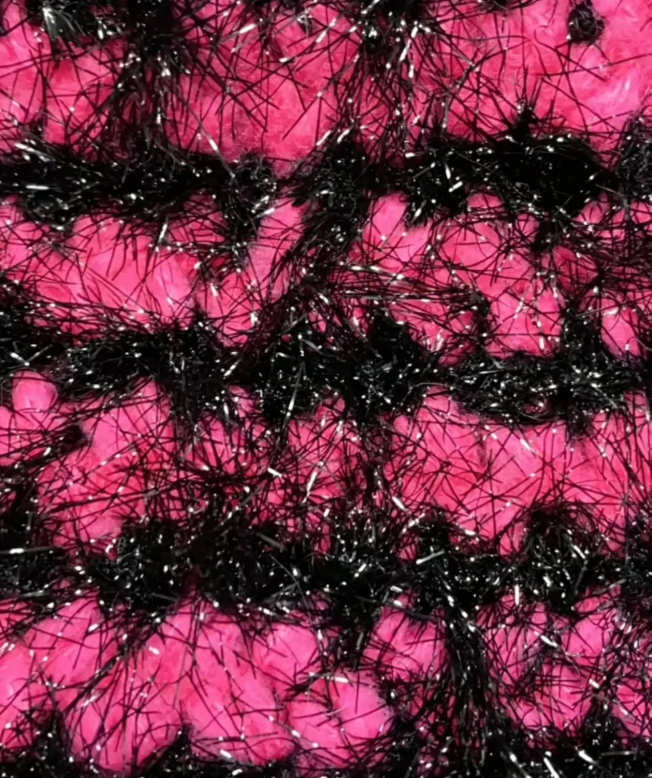Chanel 21K Fuchsia & Black Skirt - Image 4