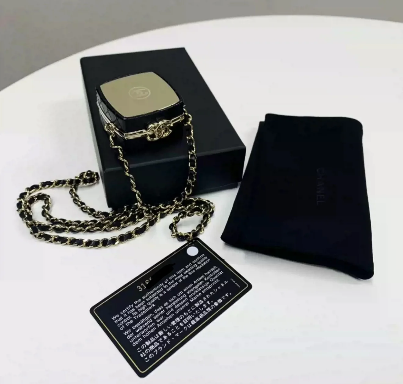 Chanel 21K Mini Box chain Bag - Image 3