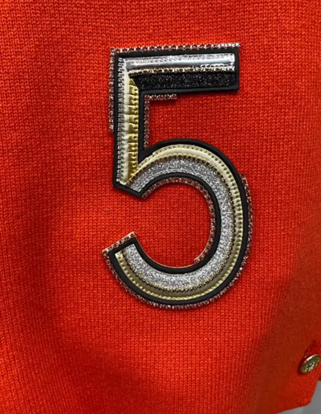 Chanel 21k red turtleneck top - Image 4
