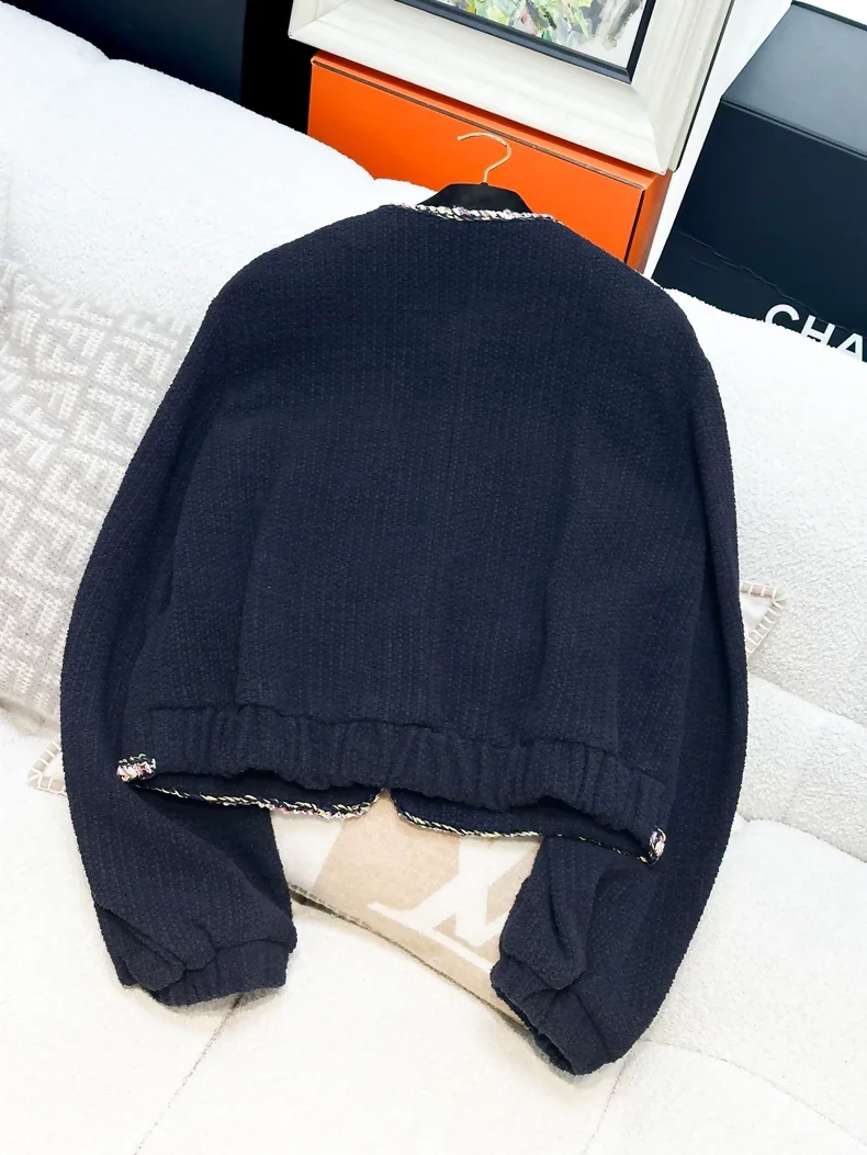 Chanel 21P navy blue jacket. - Image 3