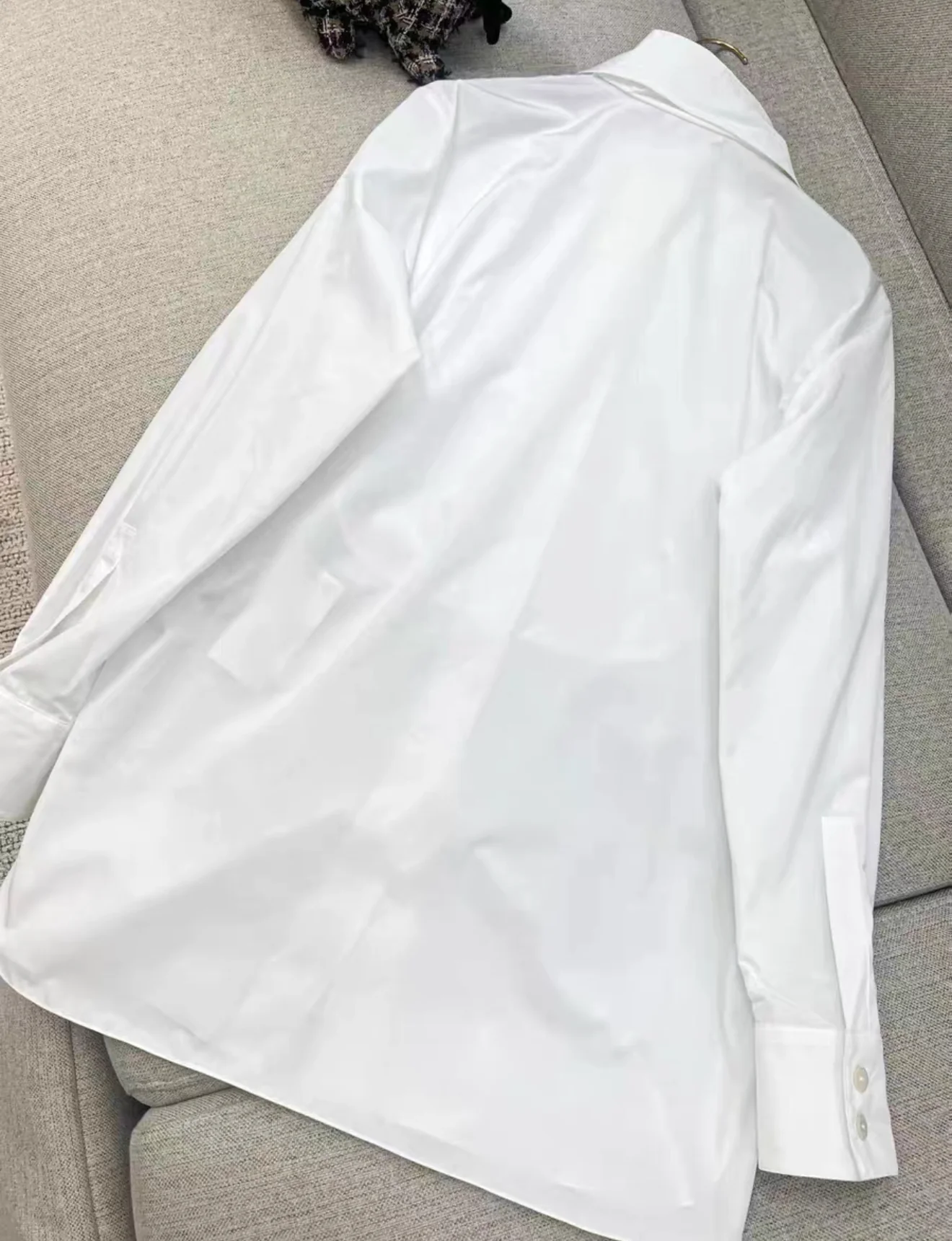 Chanel 21S White tunic shirt - Image 6