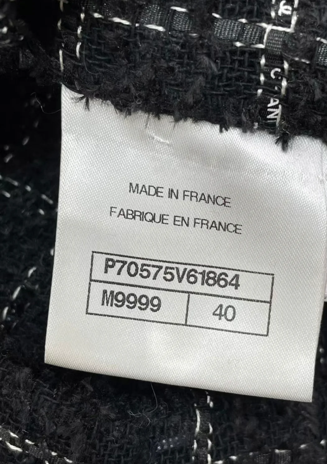 Chanel 21SS black sequin jacket with 4 pockets size 40 - Image 6