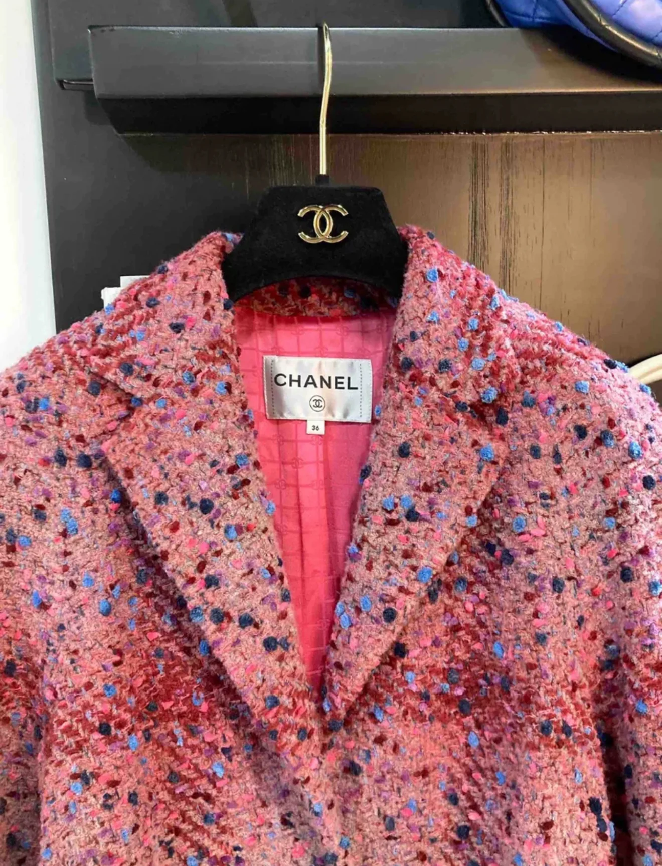 Chanel 22 Pink Long Coat - Image 3