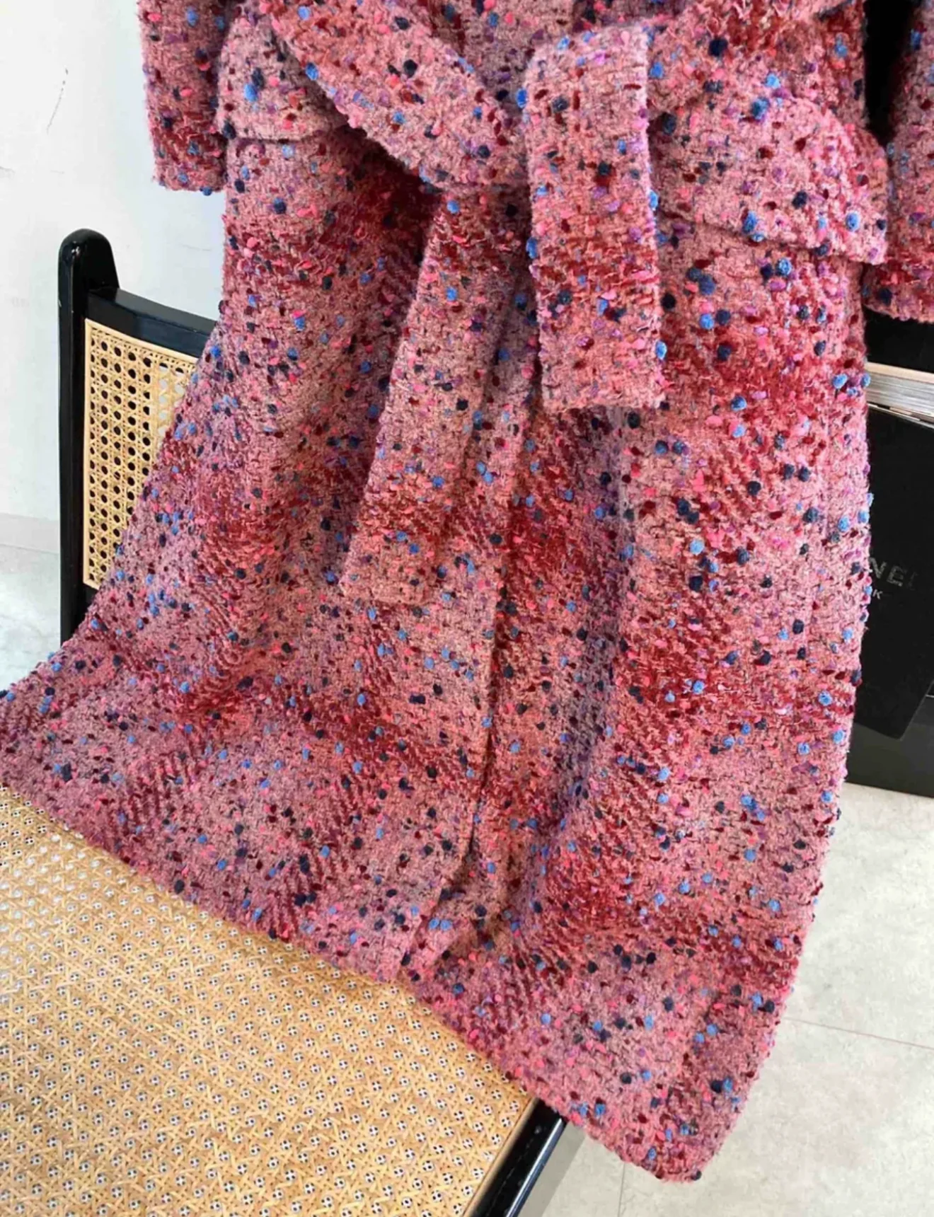Chanel 22 Pink Long Coat - Image 4