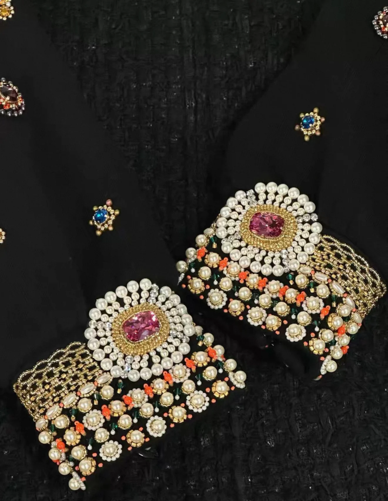 Chanel 22A Black Jewelry Coat - Image 4