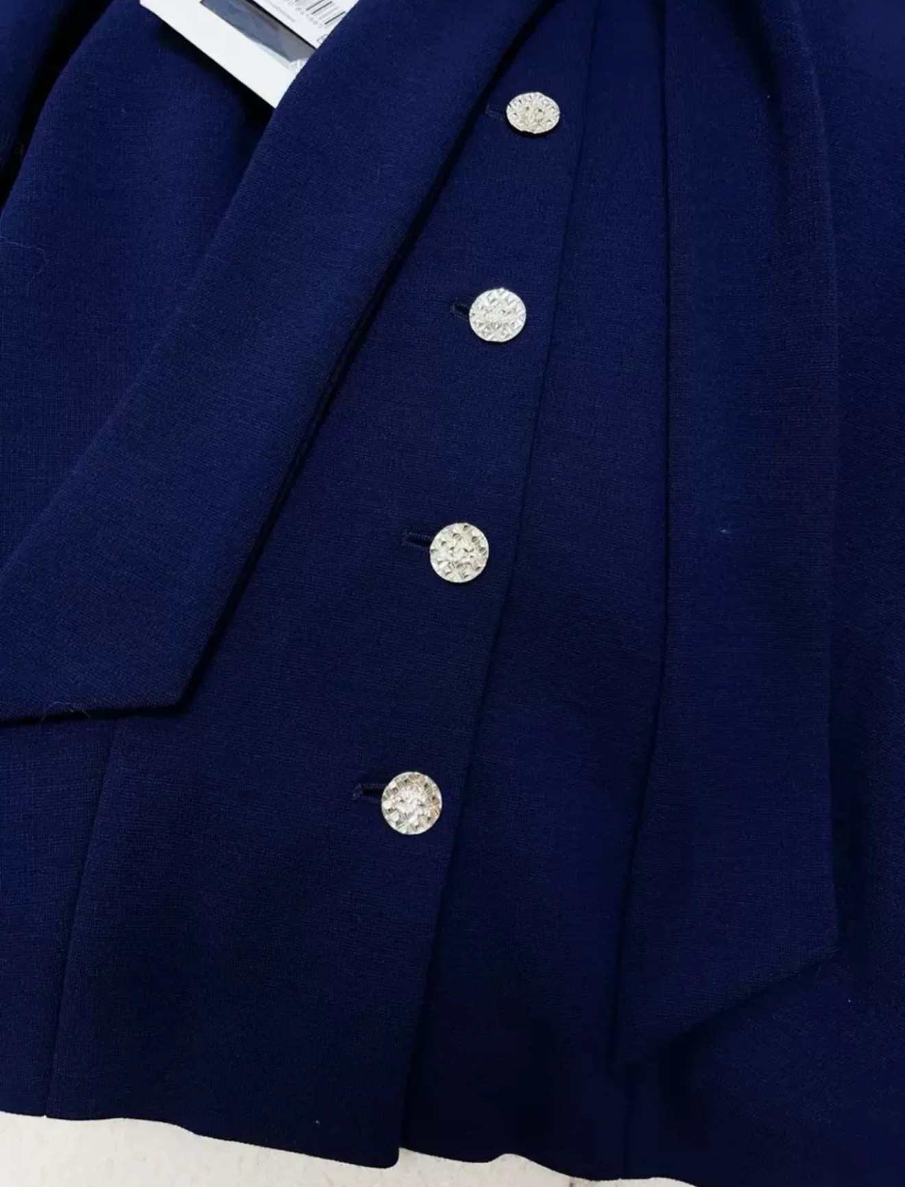 Chanel 22A Navy Blue Jacket - Image 3