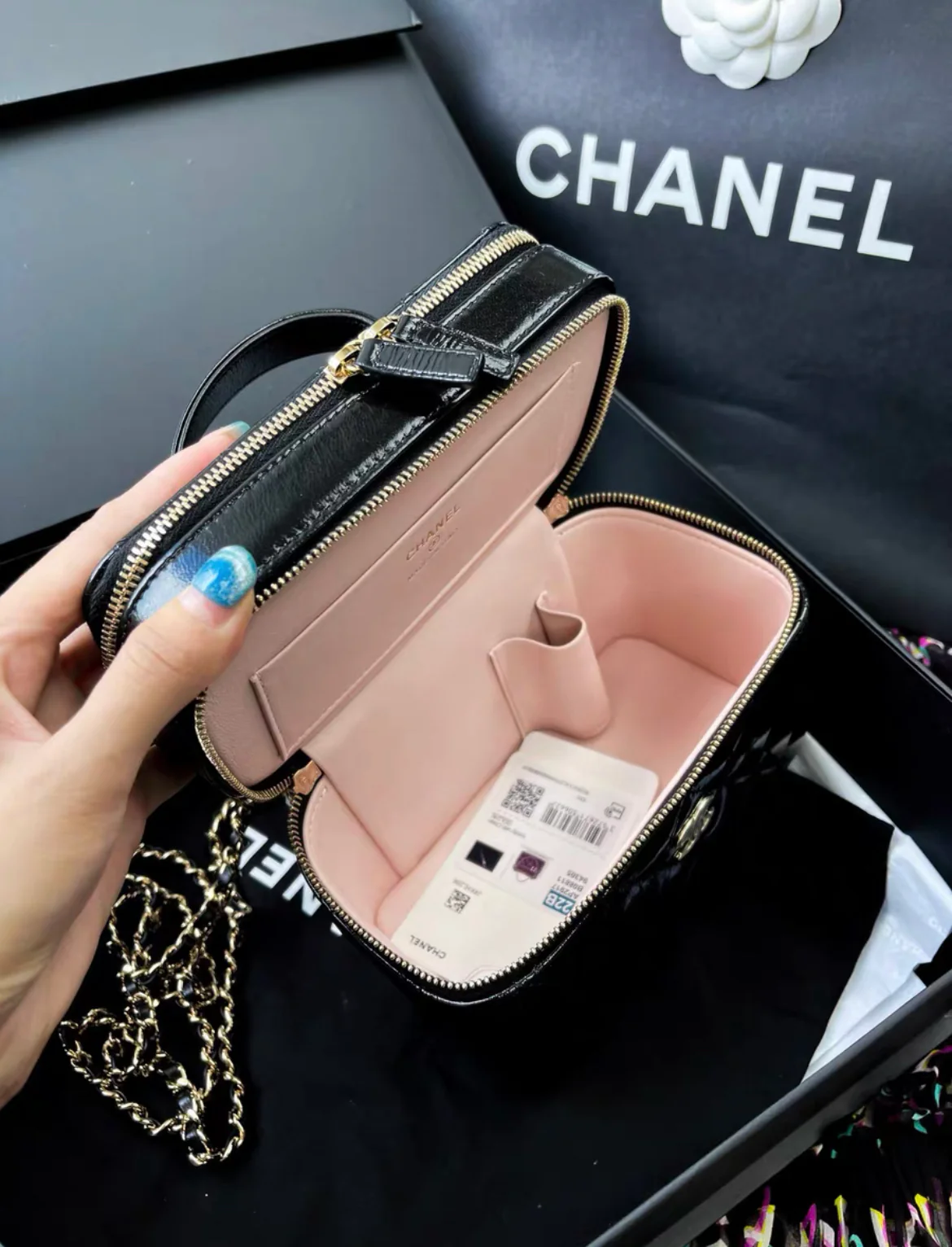Chanel 22B double decker vanity case - Image 6