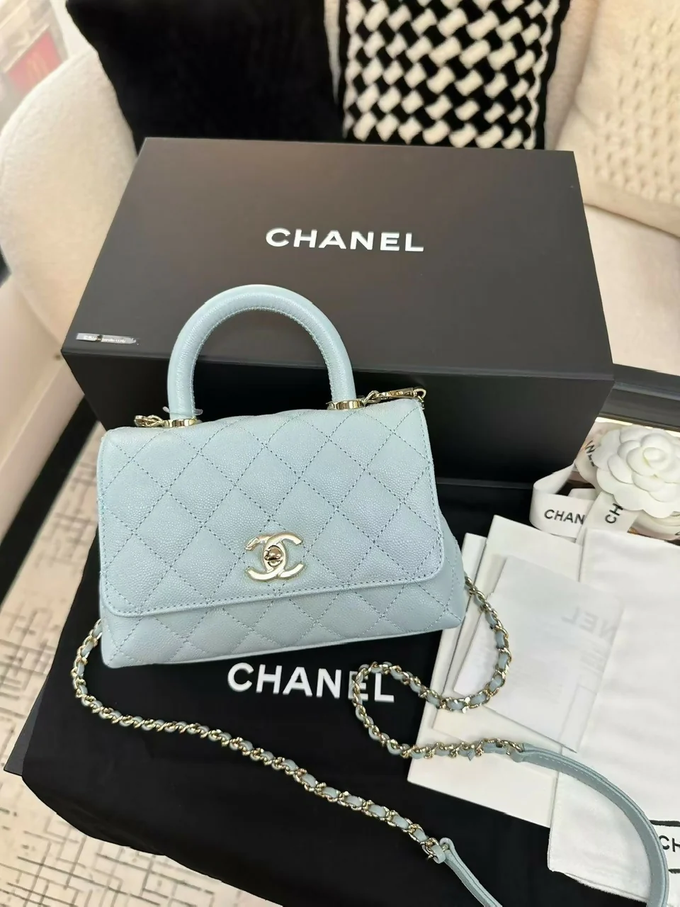 Chanel (22)Coco Handle Mini - Image 10