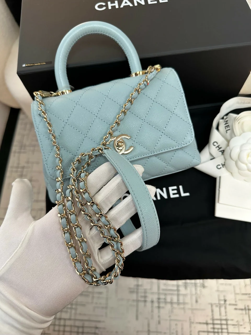 Chanel (22)Coco Handle Mini - Image 8