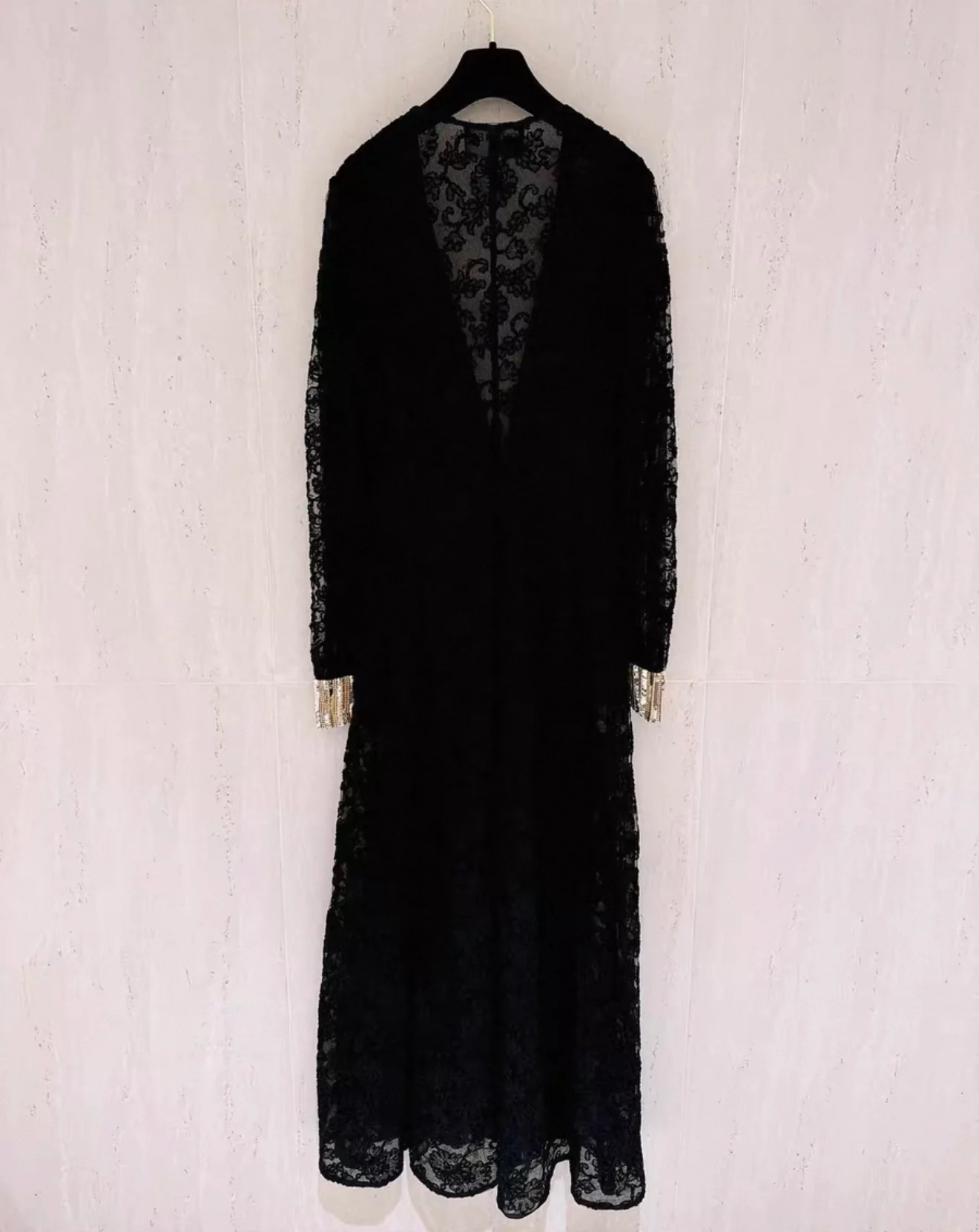 Chanel 22K Embossed Embroidered Lace Dress - Image 8
