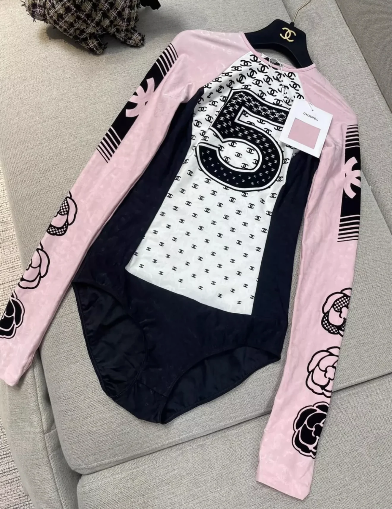 Chanel 22N N5 pink jumpsuit