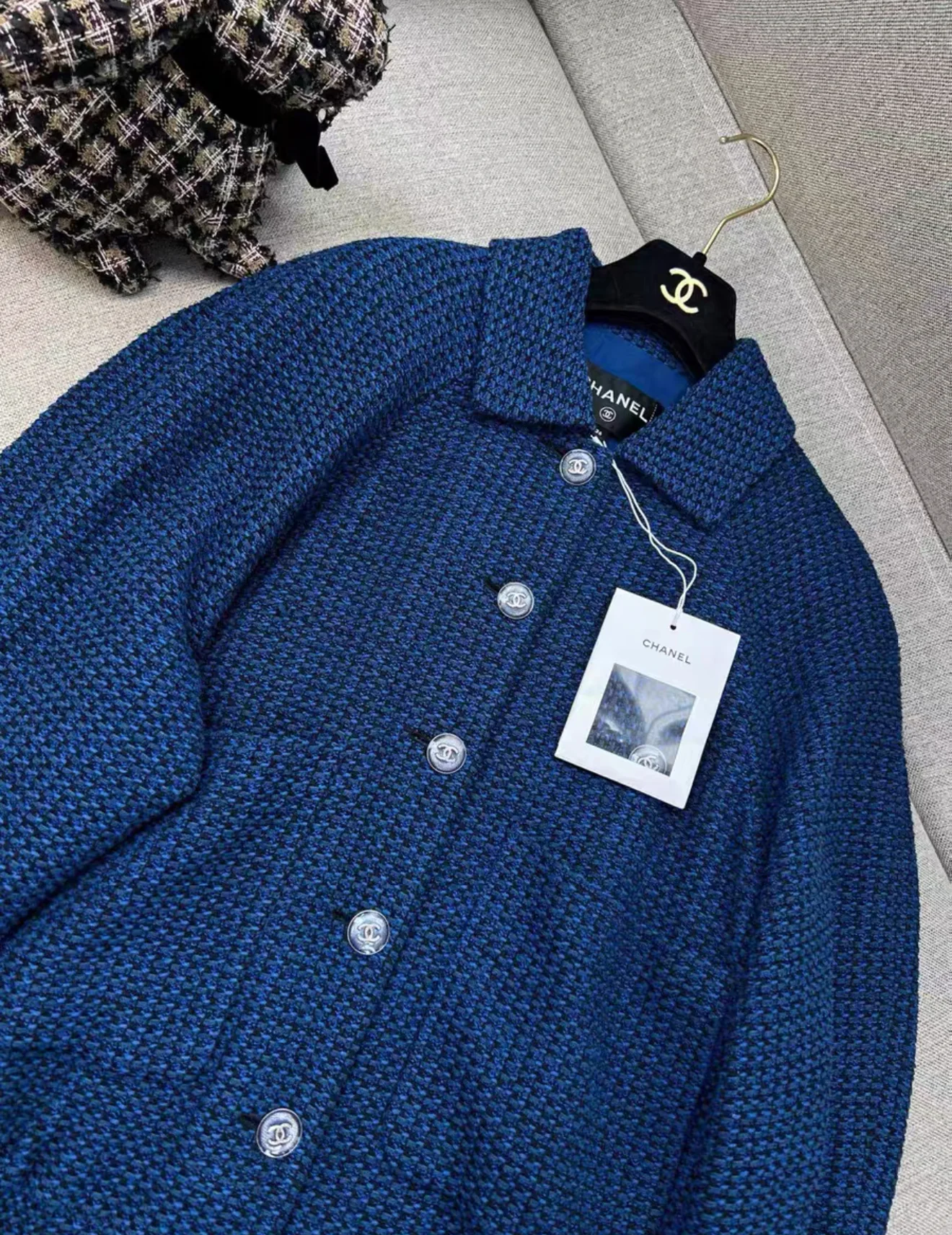 Chanel 22P Dark blue Blouson Jacket - Image 2