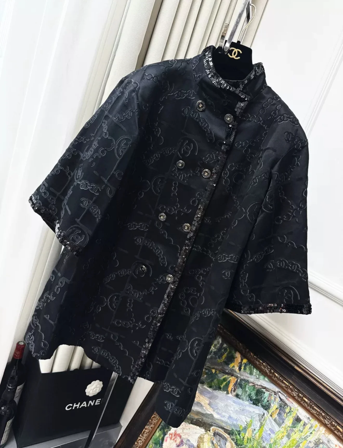 Chanel 22S black jacket