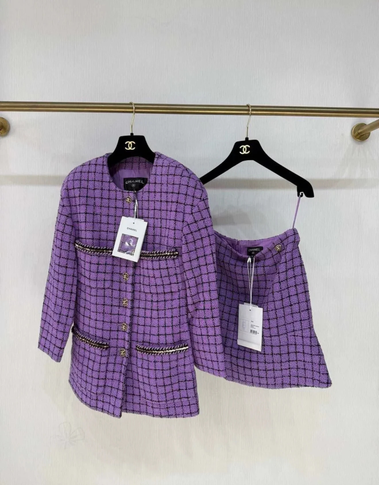 Chanel 22S purple jacket - Image 4