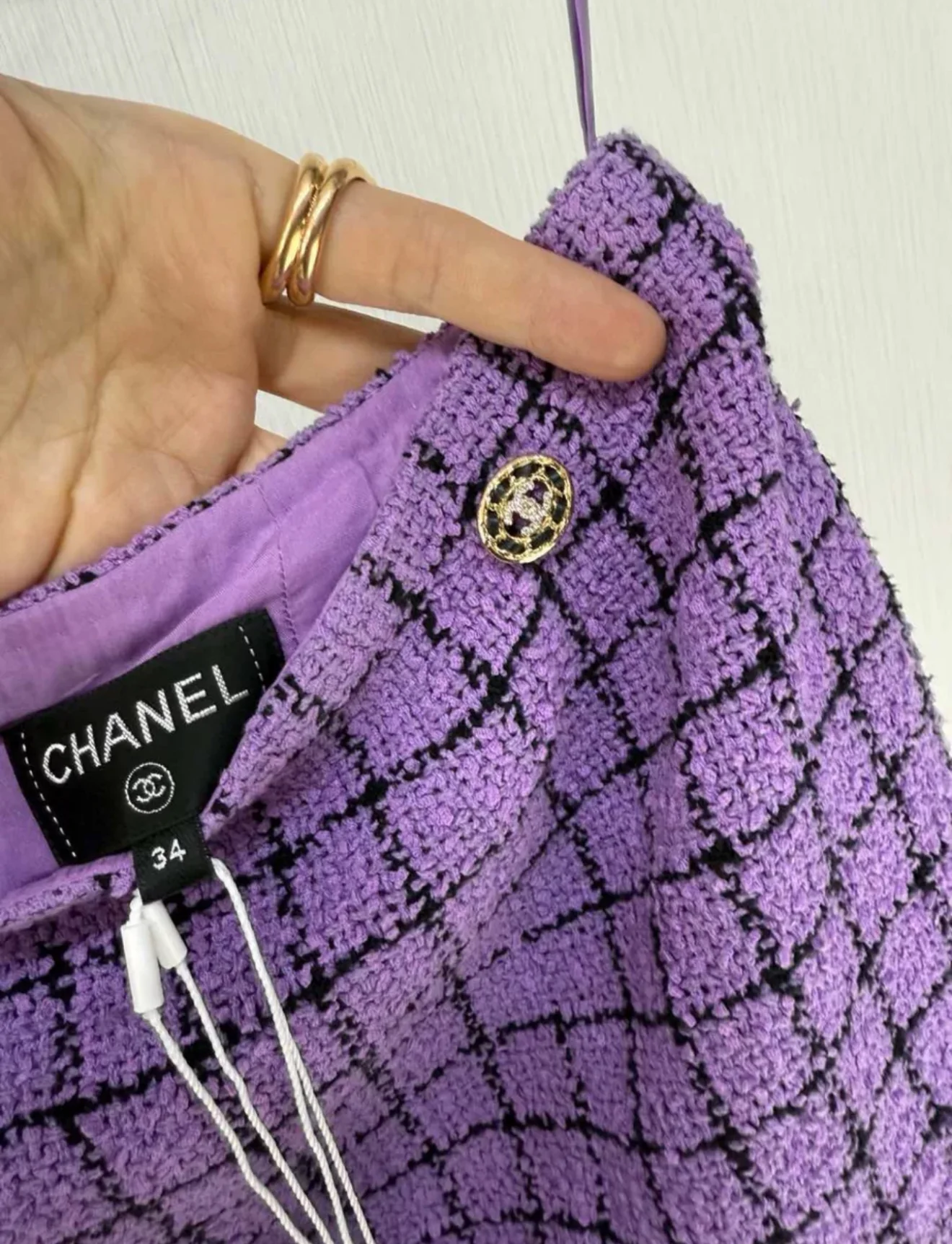Chanel 22S purple skirt - Image 2