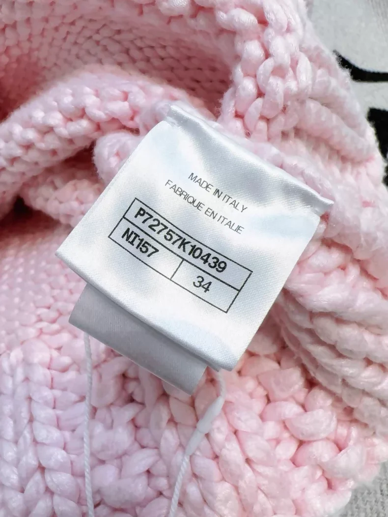 Chanel 22S Pink Chunky Knit Top - Image 6