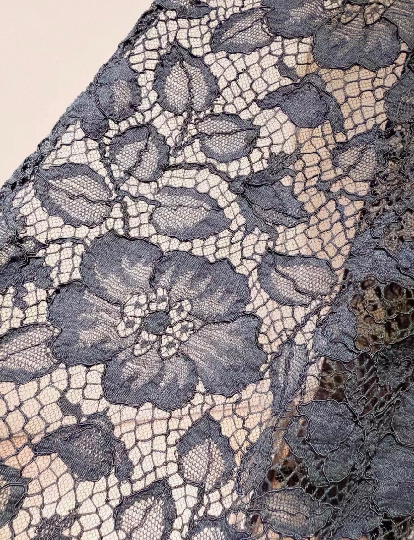 Chanel 23A Black Lace Cover-Up Dress - Image 6