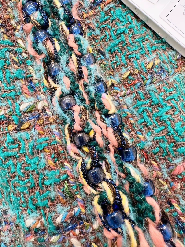 Chanel 23A green tweed jacket - Image 3
