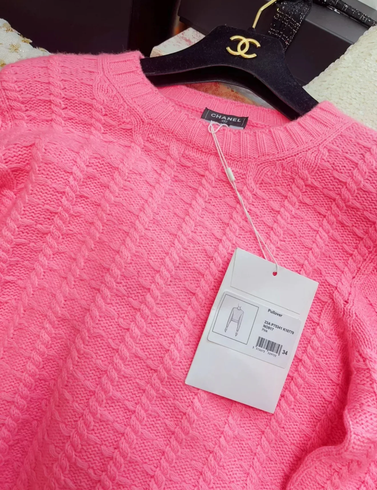 Chanel 23A pink pullover - Image 2
