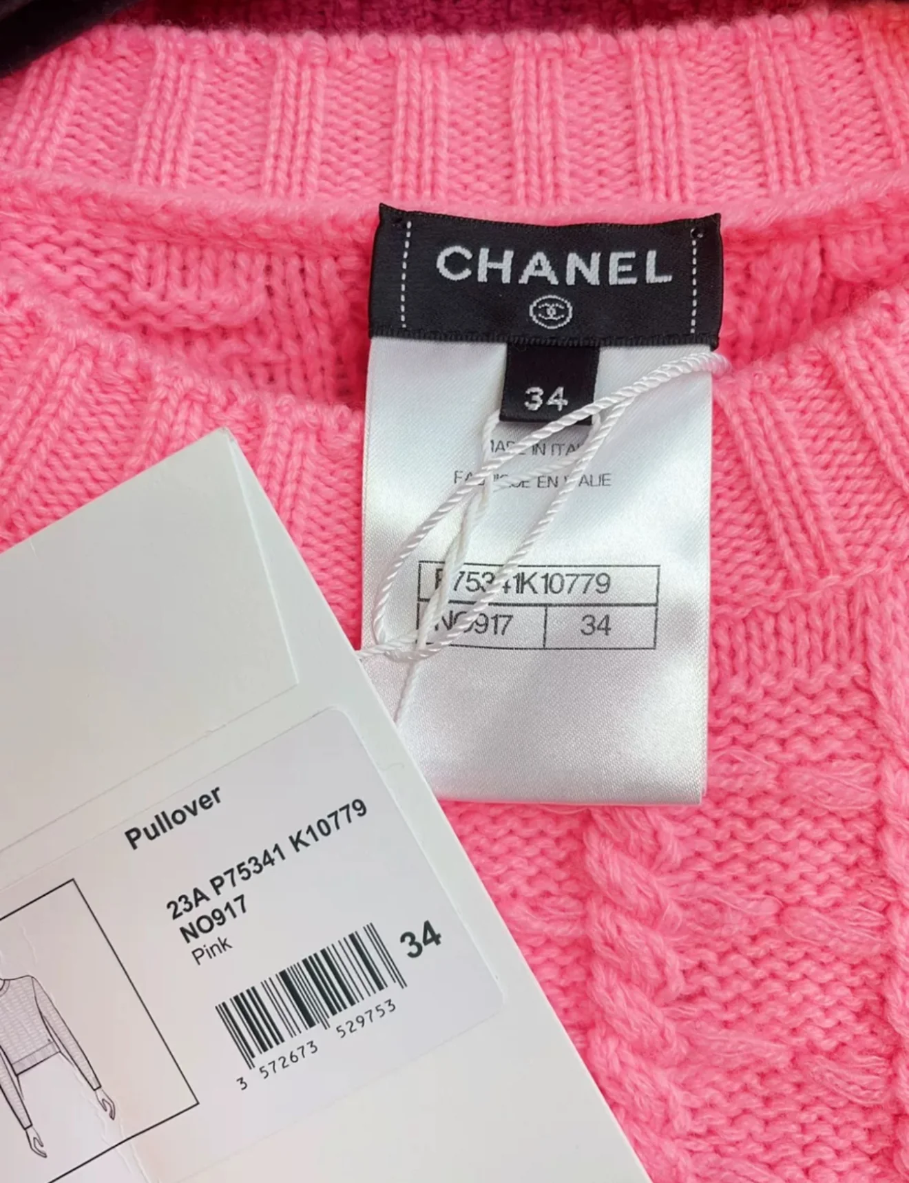 Chanel 23A pink pullover - Image 6