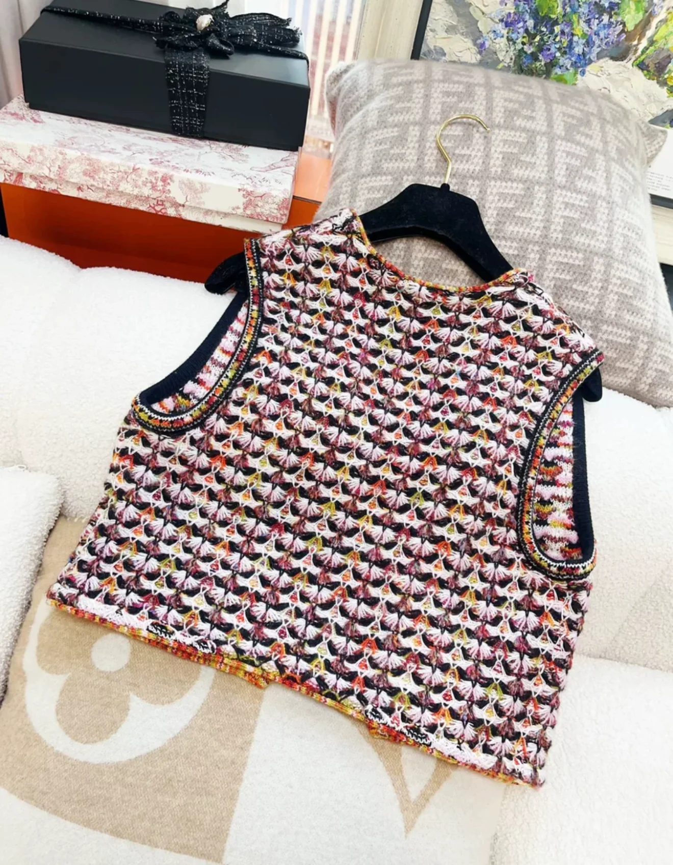 Chanel 23A tweed vest - Image 4