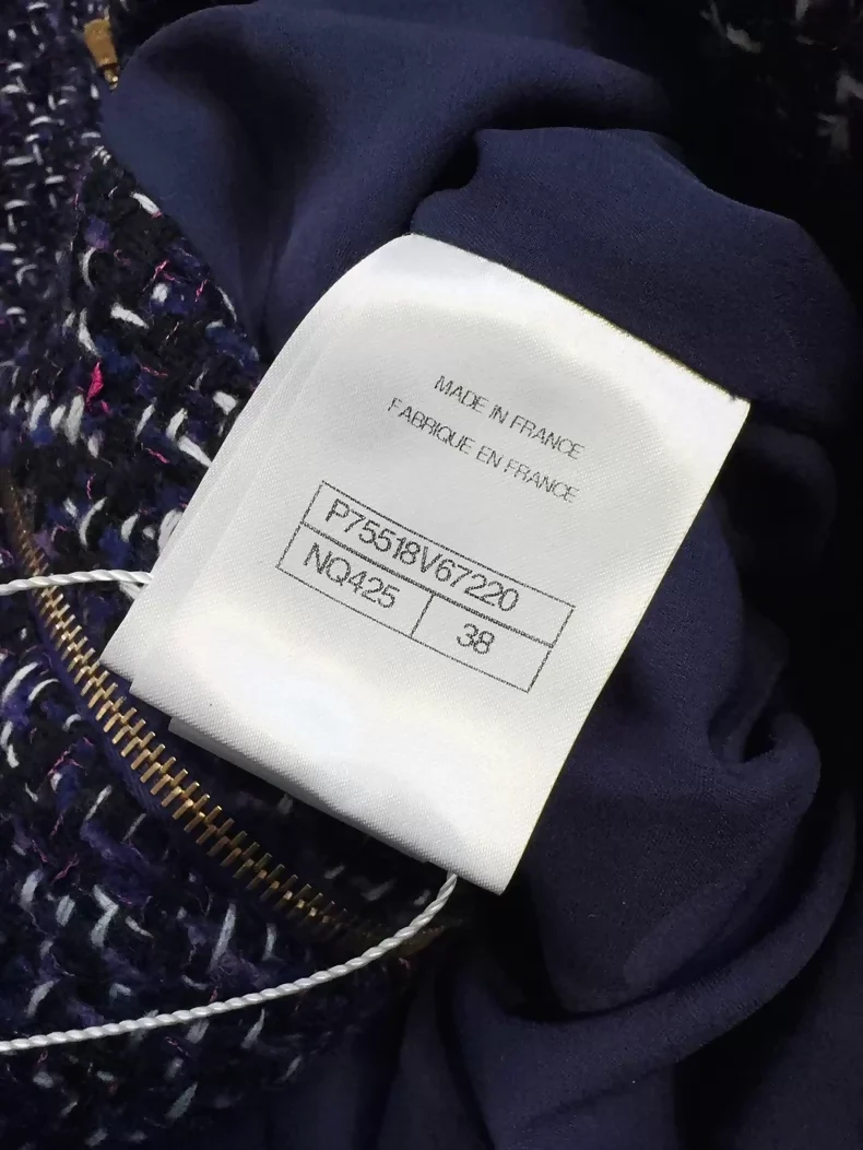 Chanel 23B purple tweed zip-up vest - Image 6