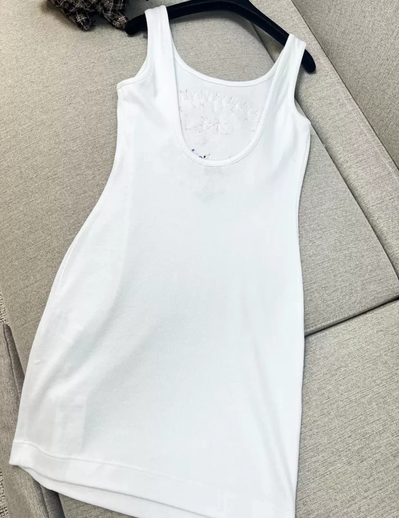 Chanel 23C F1 white dress - Image 5