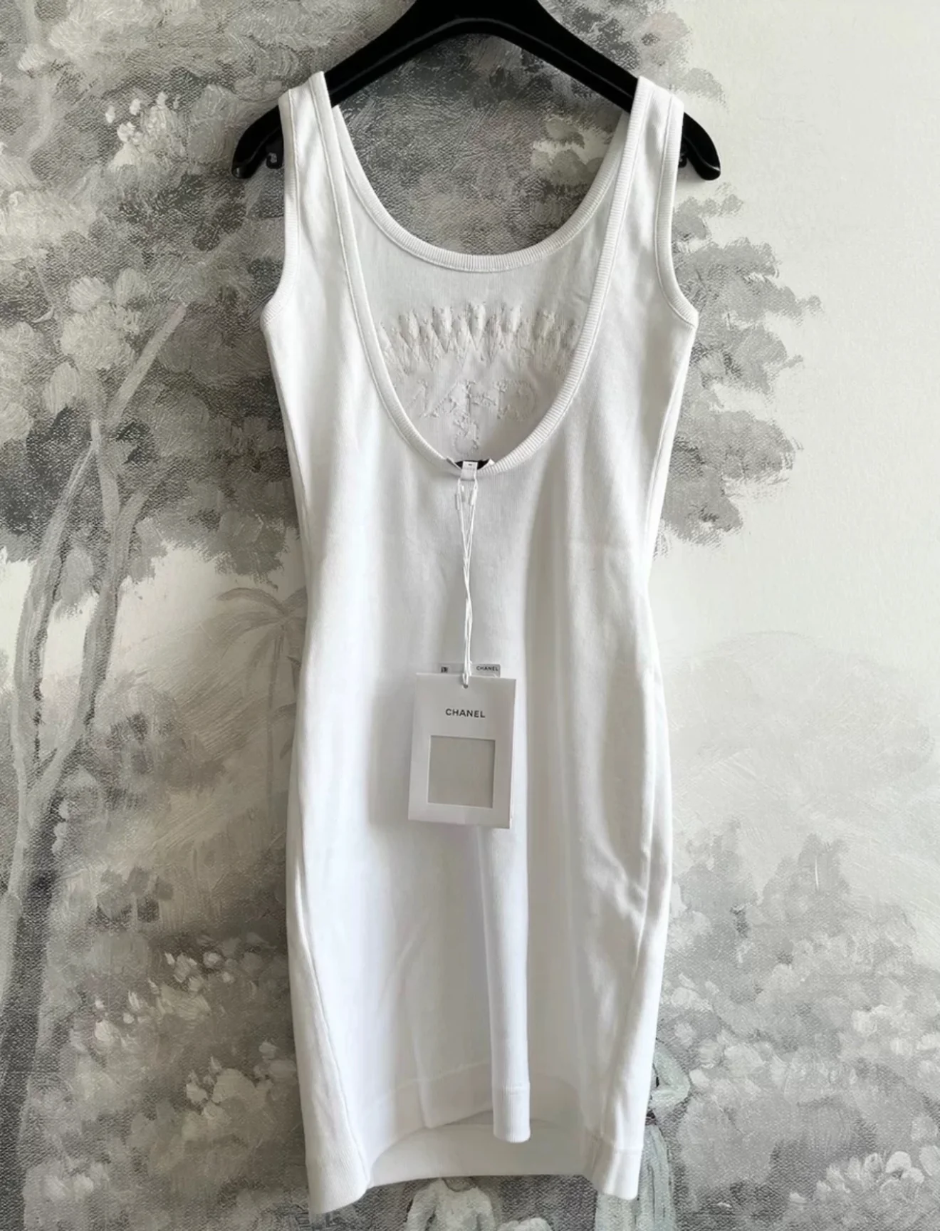 Chanel 23C F1 white dress - Image 2