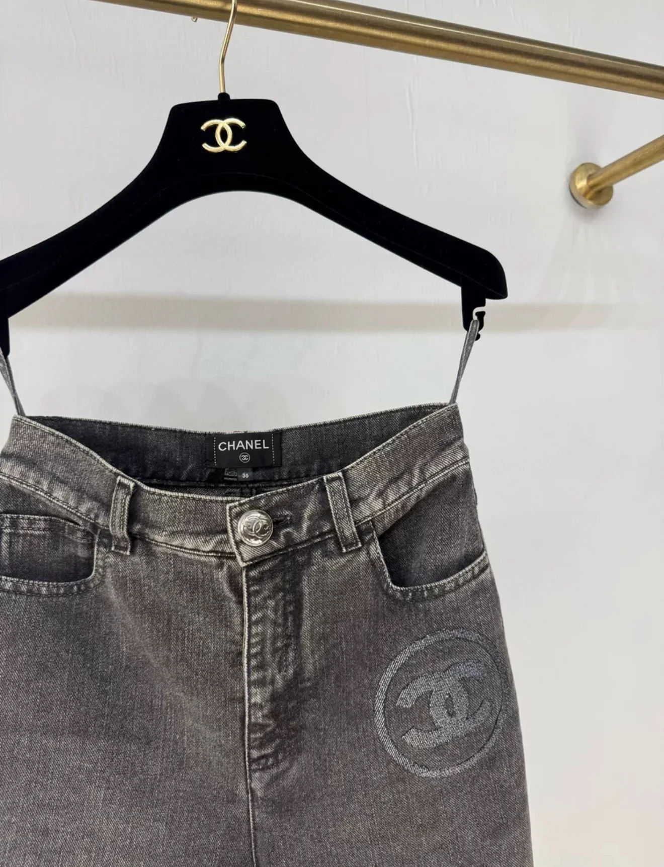 Chanel 23C grey jeans - Image 2