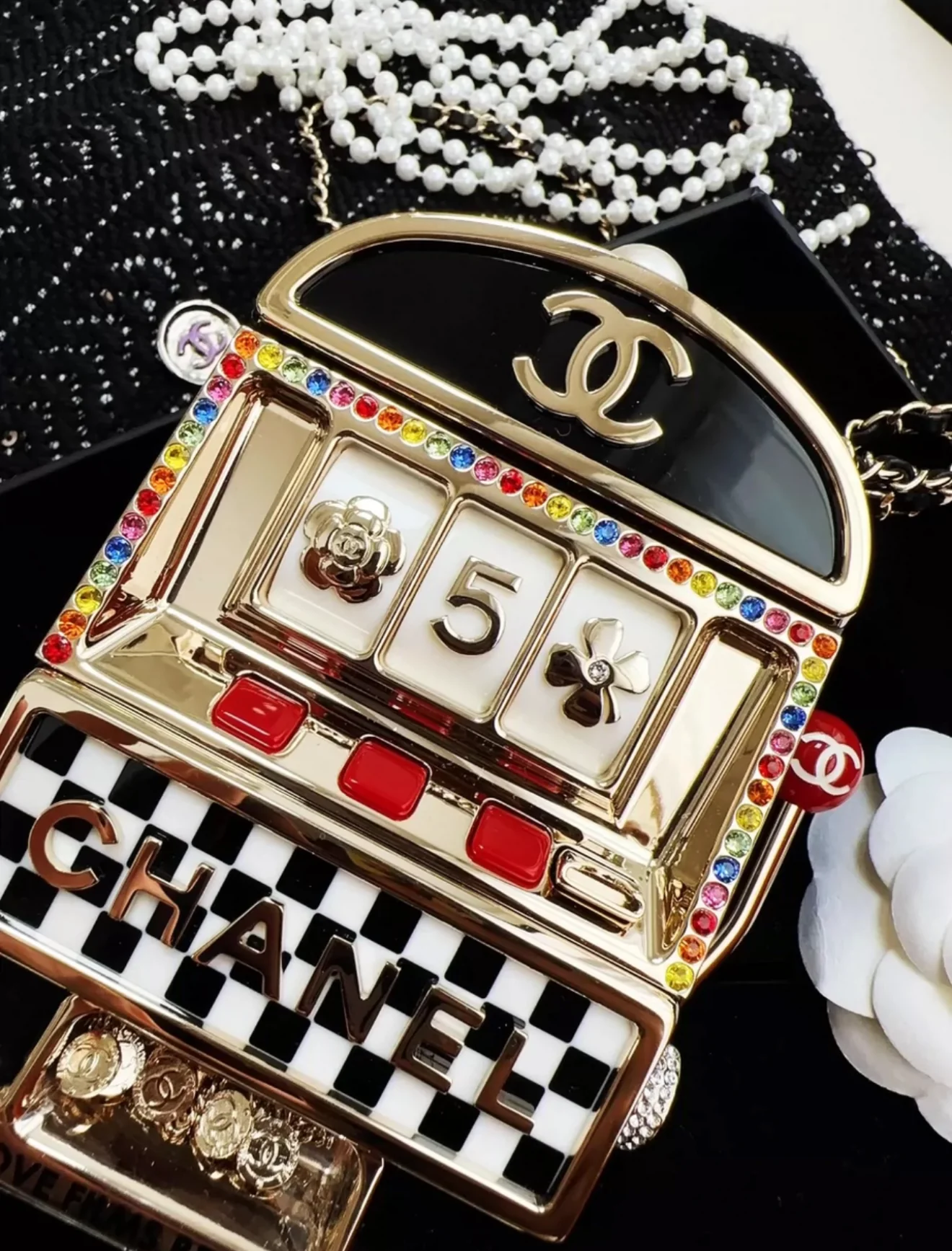 Chanel 23C Monaco Slot Machine Casino Minaudière Evening Clutch Bag - Image 6