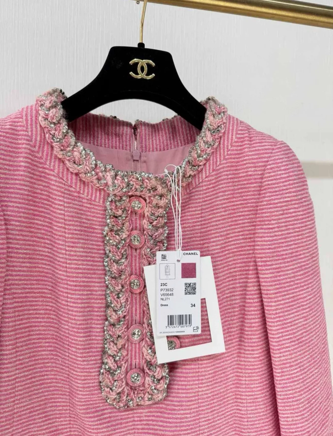 Chanel 23C Pink Dress - Image 2