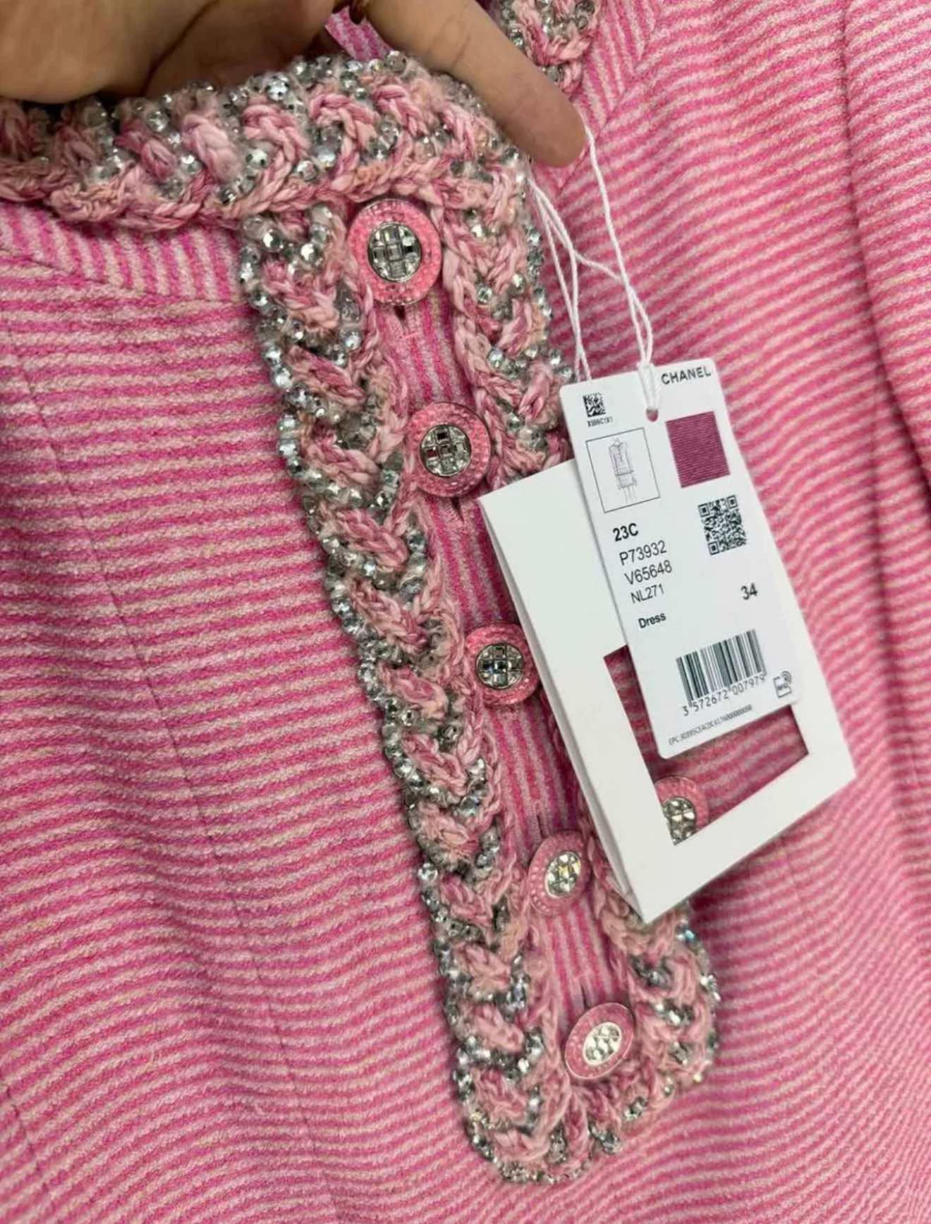 Chanel 23C Pink Dress - Image 3