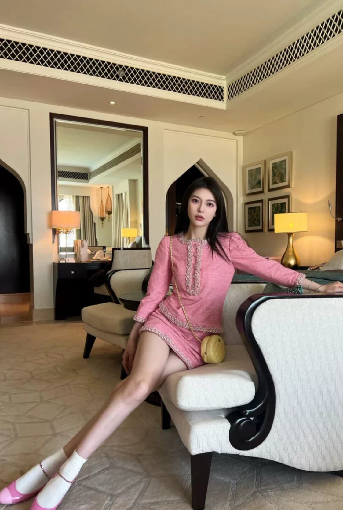 Chanel 23C Pink Dress - Image 5
