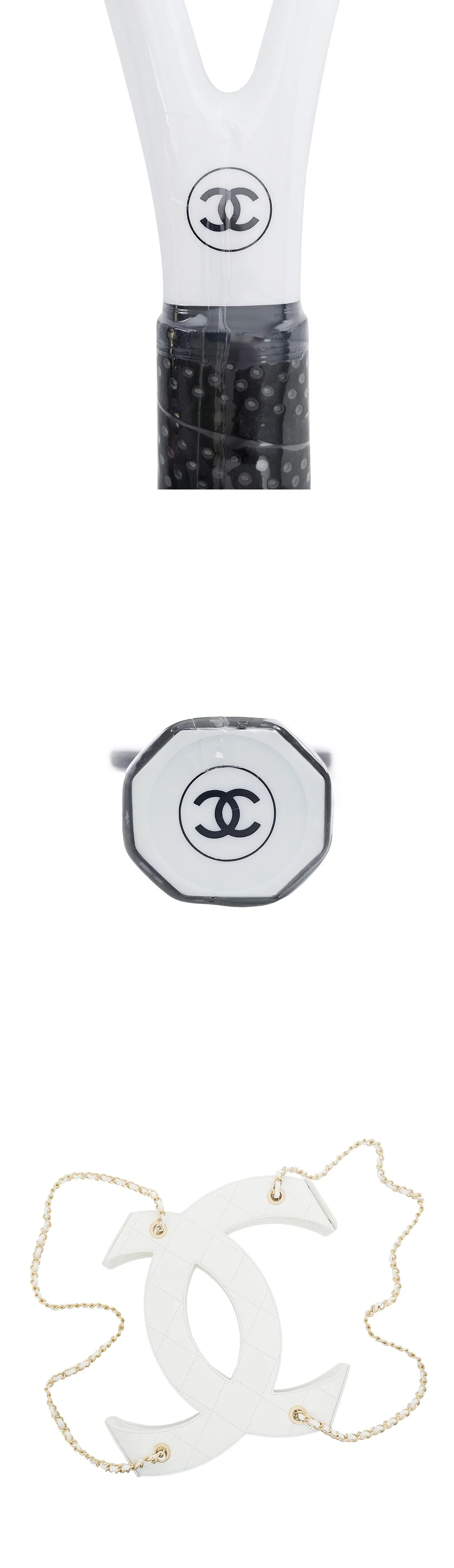 Chanel 23C Pink Large Tennis Racquet & Bag - Image 2