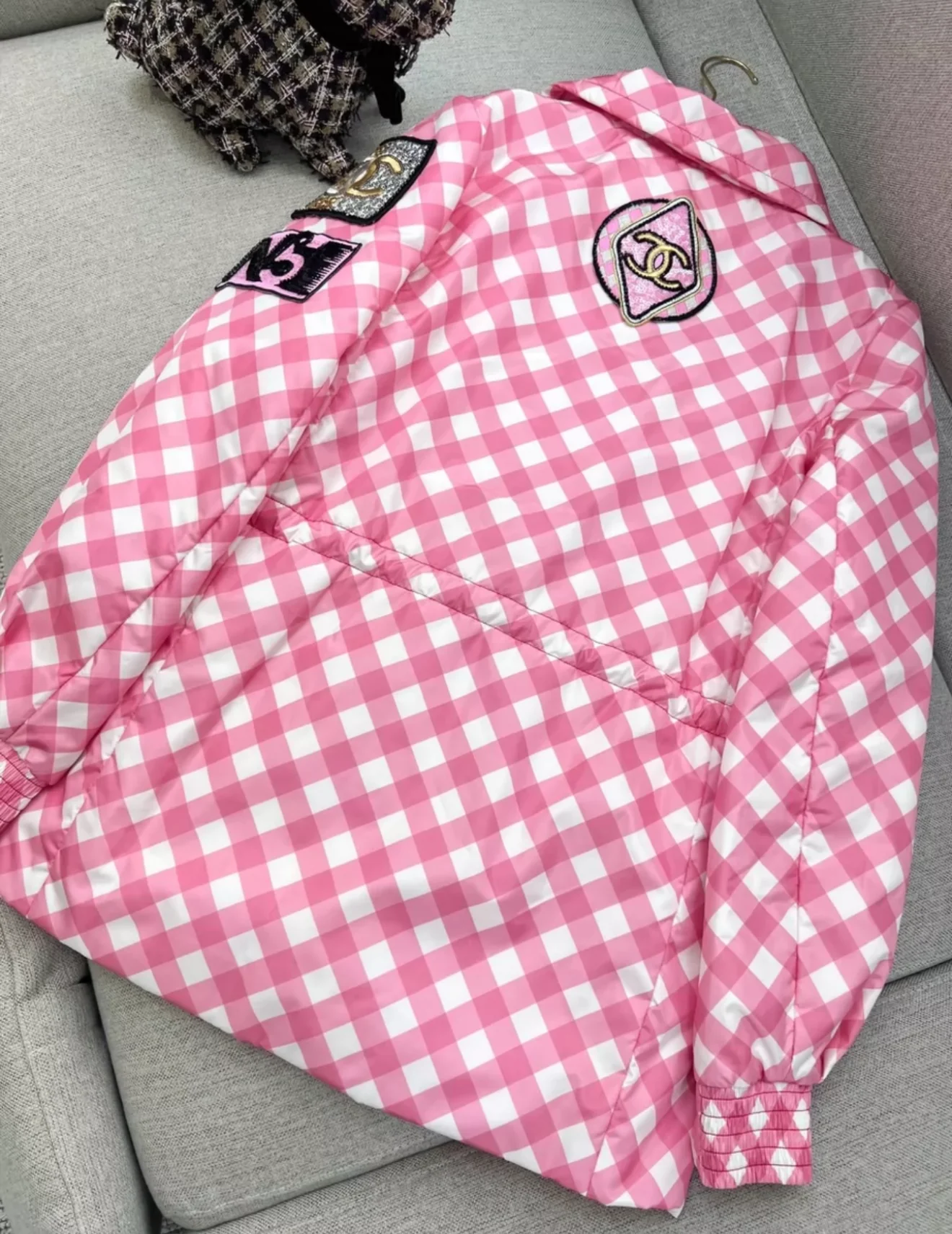 Chanel 23C Pink, White & Multicolor Parka - Image 5