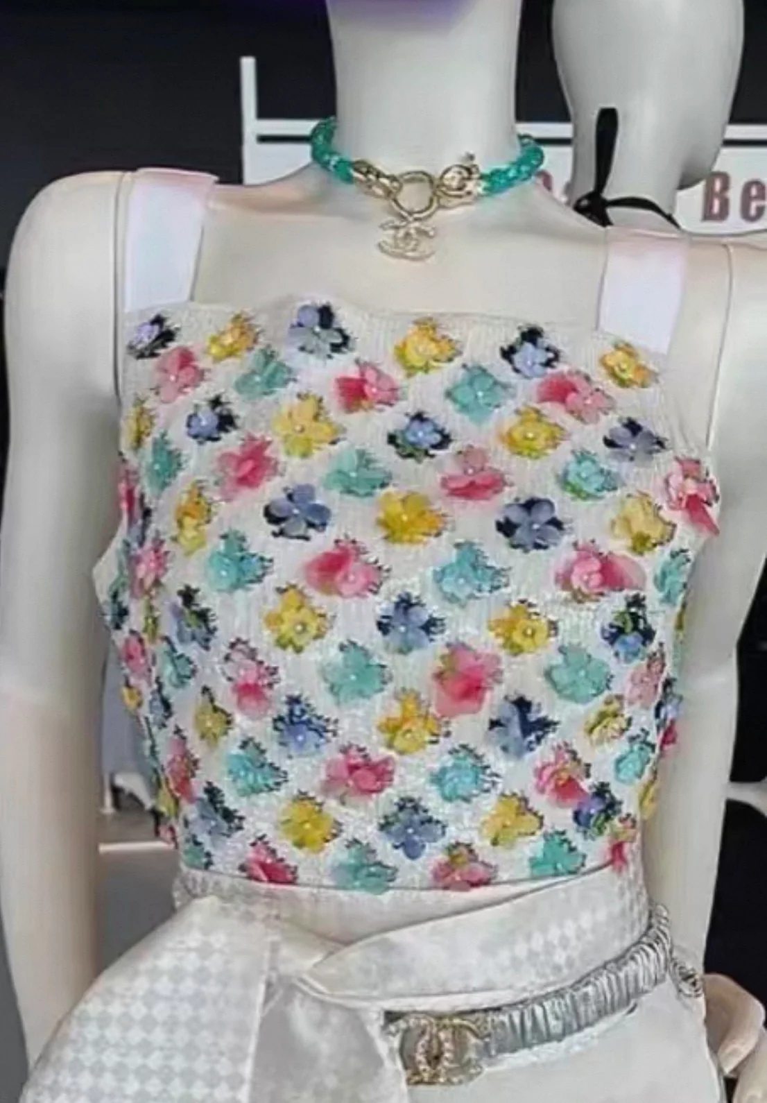 Chanel 23C White & multicolor top - Image 3